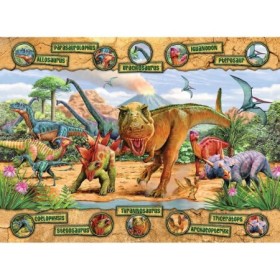 Puzzle dinozauri 100 piese